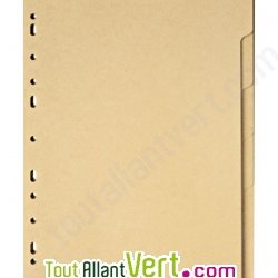Intercalaires carton �cologique A4 6 onglets