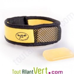 Bracelet anti-moustiques aux huiles essentielles Parakito Jaune