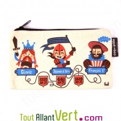 Trousse � crayons en coton biologique, 21 x 13 cm