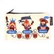 Trousse � crayons en coton biologique, 21 x 13 cm