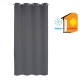 Rideau isolant thermique hiver avec oeillets porte et fen�tre