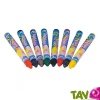Crayon de couleur pour textiles, 8 couleurs, Toys Pure