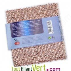 Grattoir  rcurer en cuivre, 15cm