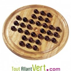 Solitaire en bois, 23 cm, 6 ans et +.