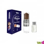 Pinceau magique & poudre scintillante argente bio