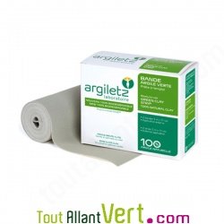2 bandes d\'argile verte pr�te � l\'empoi pour cataplasme d\'argile