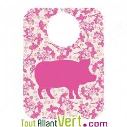 Bavoir b�b�, v�g�tal et biod�gradable, 25x35cm