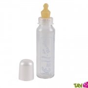 Biberon en verre pour bb et ttine anti-colique 250ml, Emil