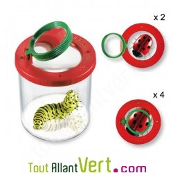 Boite loupe � insectes zoom x4