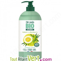 Gel douche c�drat et bambou 1L, Je suis BIO