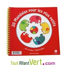 Coloriage Mandala pour les petits, 4 ans et +, sur papier recycl�
