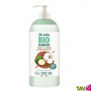 Crme douche coton et huile de macadamia 1L, Je suis BIO