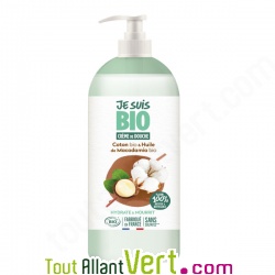 Cr�me douche coton et huile de macadamia 1L, Je suis BIO