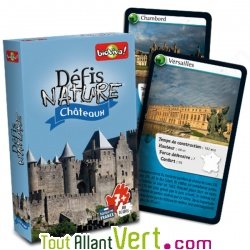 Jeu de cartes D�fis Nature : Ch�teaux, 7 ans +
