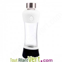 Gourde en verre, Active Blanc de Equa, 550mL