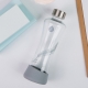 Gourde en verre et fond silicone Plume, Equa 550mL