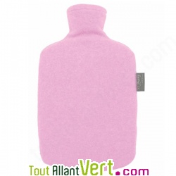 Bouillotte  eau bioplastique avec housse polaire 1.6L
