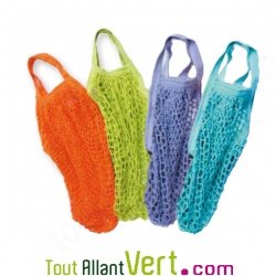 Filet � provision lilas en coton biologique