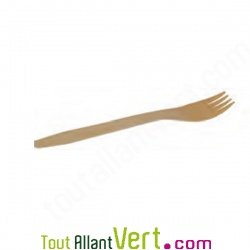 Fourchettes en bois de bouleau 16.5cm, lot de 100
