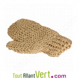 Gant de crin v�g�tal pour massage et beaut�