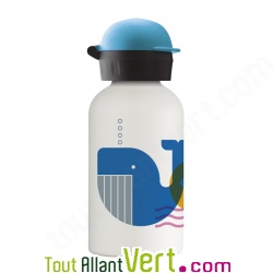 Gourde enfant isotherme en inox, Aquarium, 350mL