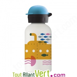 Gourde enfant isotherme en inox, Aquarium, 350mL