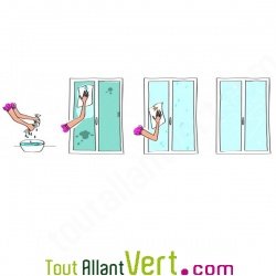 Brill\' tout, lingettes nettoyantes vitres, lot de 2, Les Tendances d\'Emma