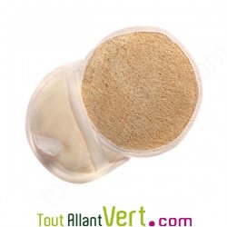 Gant loofah rond de massage 15 cm