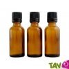 Lot de 3 flacons en verre ambr codigouttes, 30ml