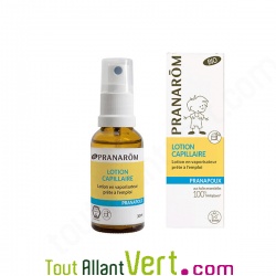 Lotion r�pulsive Bio poux et lentes pour cheveux et textiles, sp�cial enfant, 30ml, Pranarom