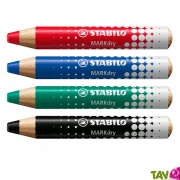 Crayon marqueur effaable pour tableau blanc et ardoise, lot de 5