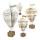 4 montgolfires en carton  fabriquer + 4 jolis nuages, 4-11 ans
