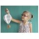 4 montgolfires en carton  fabriquer + 4 jolis nuages, 4-11 ans