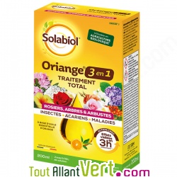 Traitement Total 3 en 1 Oriange, rosiers, arbres et arbustes 200ml