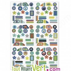 Kit 4 fus�es � assembler et � d�corer de ses stickers extraterrestres
