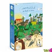 Puzzle + poster 150 pices Dinosaures, +6 ans