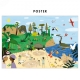 Puzzle + poster 150 pi�ces Dinosaures, +6 ans