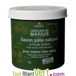 Savon p�te grattant du bricoleur, � l\'huile d\'olive pour mains tr�s sales