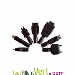 Lampe �tanche rechargeable � dynamo 3 puissances d\'�clairage + chargeur GSM