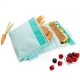 Sac � gouter Snack\'NGo Duo Menthe avec 2 pochettes r�utilisable et lavable