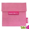 Sachets snack �cologique r�utilisable et lavable Rose