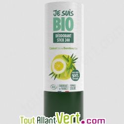 D�odorant stick solide 24h C�drat et bambou bio d\'oranger 50g