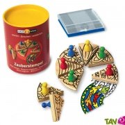 Tampon en bois pour crer tes propres mandalas + encreur, 6 ans