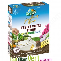 Testeur de qualit� sol terre: pH acide, neutre ou calcaire, 10 Tests