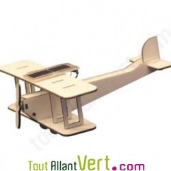 Biplan � construire bois et �nergie solaire, 8 ans+