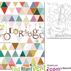 Cahier de coloriage recycl� Colors A4 60 pages