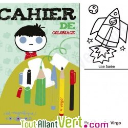 Cahier de coloriage recycl� Colors A4 60 pages