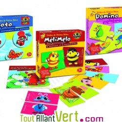 Jeu d\'�veil Dr�les de B�tes Domino