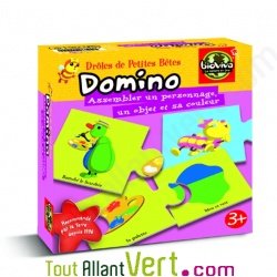 Jeu d\'�veil Dr�les de B�tes Domino