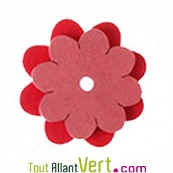 2 Fleurs  tricoter en bois pour bracelet, collier, chocuou, ds 4 ans